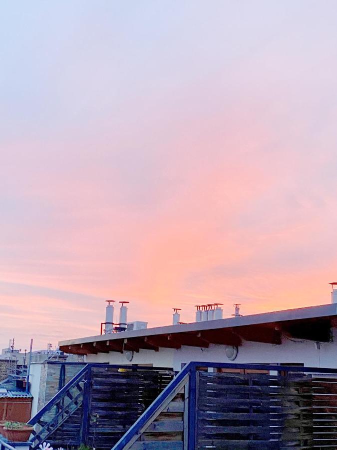 Loft With Rooftop And Free Parking In Garage Boedapest Buitenkant foto
